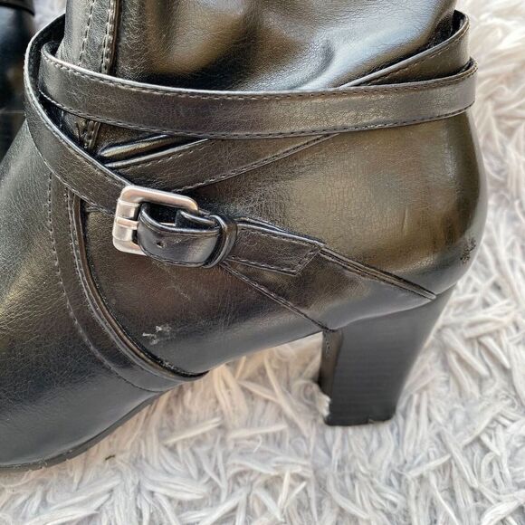 KIM ROGERS Jolie Women's 10M US Black Knee High Boots Faux Leather - Picture 10 of 16